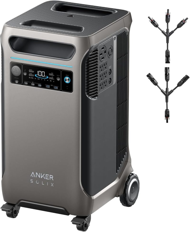 Anker SOLIX F3800 Portable Power Station (3840Wh, 6000W, 120V/240V) product photo