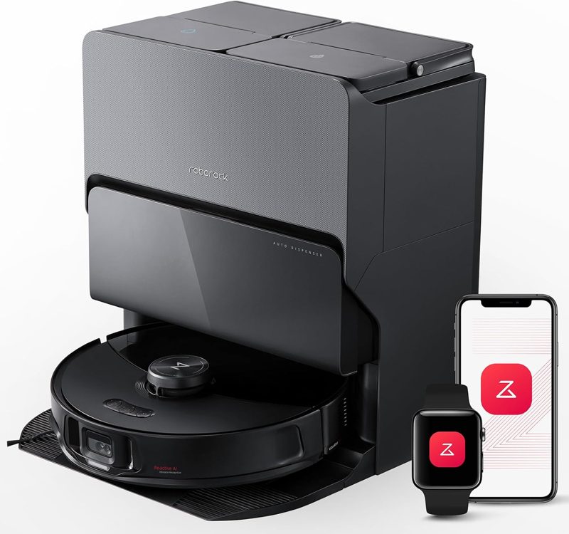 roborock S8 MaxV Ultra Robot Vacuum & Sonic Mop (Black) product photo