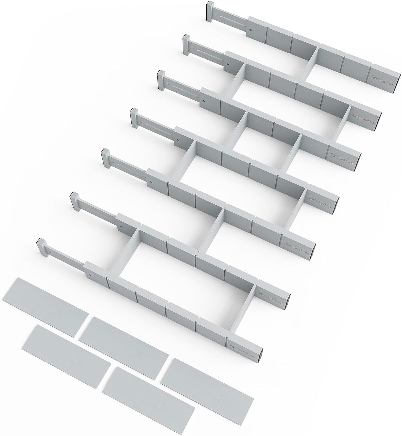 SpaceAid Bamboo Drawer Dividers product photo